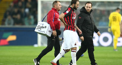 Higuain va ko il Milan in ansia per il match con la Juve