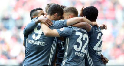 Bundesliga: 4-1 al Fortuna Düsseldorf, il Bayern Monaco torna capolista