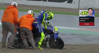 MotoGP Valencia, Rossi: "Ho fatto un altro errore, sono molto dispiaciuto"