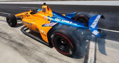 Alonso, che delusione: per ora non è qualificato per la 500 Miglia di Indy