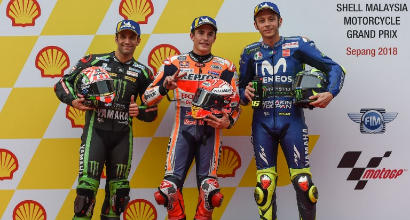 MotoGP Malesia, Rossi: "Contento, bel feeling anche sul bagnato"