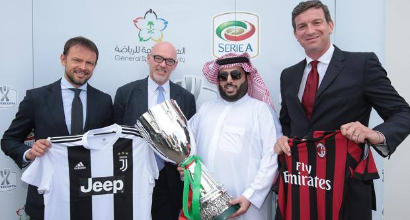 Supercoppa Juve-Milan il 16 gennaio