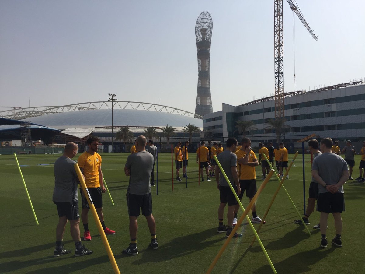 La Juve a Doha con Xavi Foto Sportmediaset