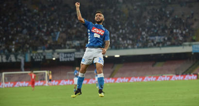 Il Napoli si gode Insigne: 50 gol in Serie A e il bacio di Ancelotti