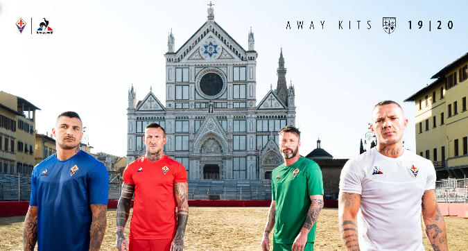 Fiorentina, la tradizione continua: ecco le maglie away
