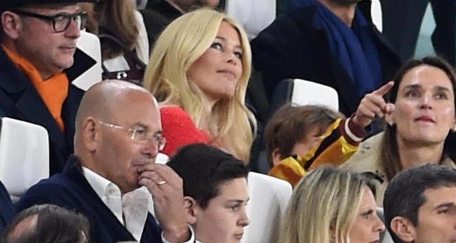 Juve-Torino, che bellezza: allo Stadium c'è Claudia Schiffer
