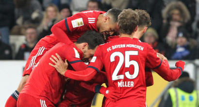 Bundesliga, il Bayern riprende la corsa: Goretzka ispira il 3-1 all'Hoffenheim